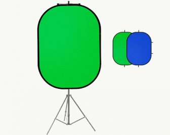 Хромакейный фон бабочка (сине-зелёный) Selens 100х150см