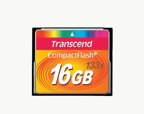 Карта памяти CompactFlash Transcend 133x 16GB