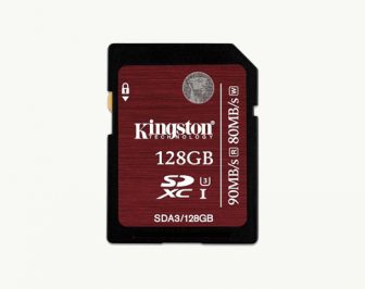 Карта памяти SDXC Kingston 90 MB/s 128GB
