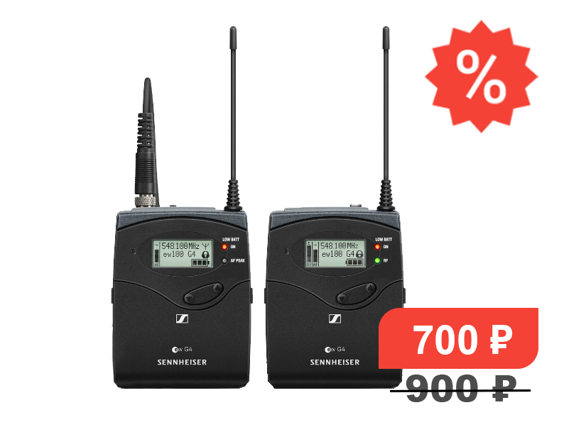 Беспроводная радиосистема Sennheiser EW 112P G4 без микрофона
