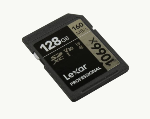 Карта памяти SDXC 128GB Lexar 1066x UHS-I 120/160MB/s Class 10 UHS-I U3 V30