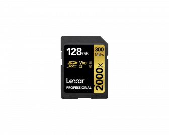 Карта памяти SDXC 128GB Lexar 2000x 260/300MB/s UHS-II U3 V90